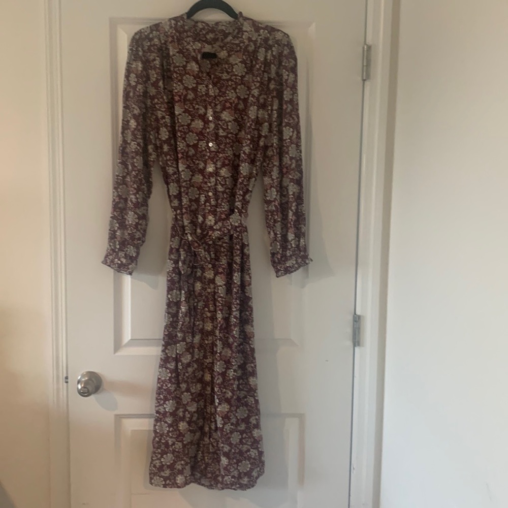 Loft rayon shirt dress